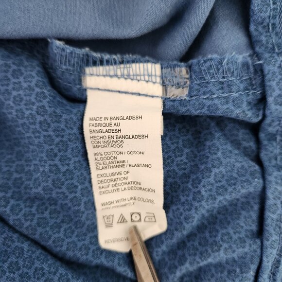 Izod Saltwater Shorts Stretch Flat Front Chino Sz 42 9.5" Inseam Blue - Picture 9 of 9